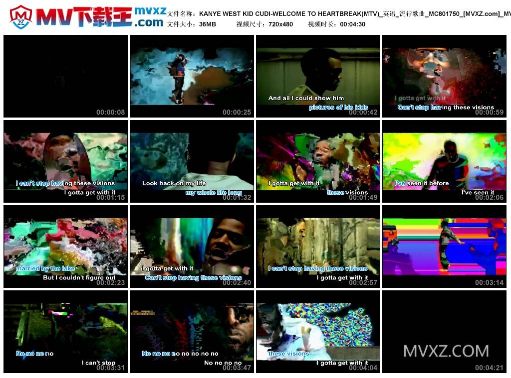 KANYE WEST KID CUDI-WELCOME TO HEARTBREAK(MTV)_英语_流行歌曲_MC801750